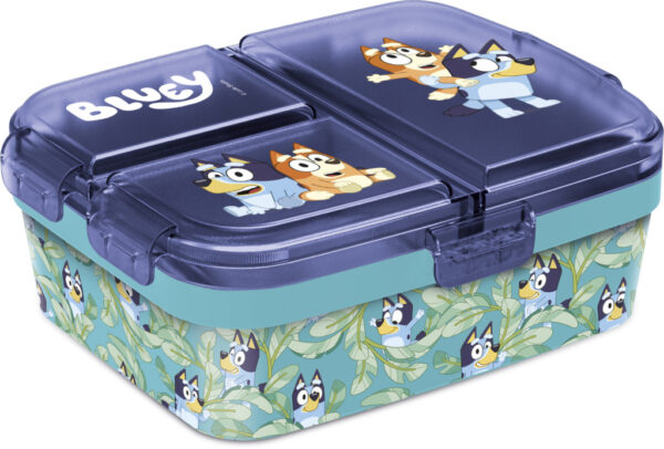 Bluey matlåda med 3 fack