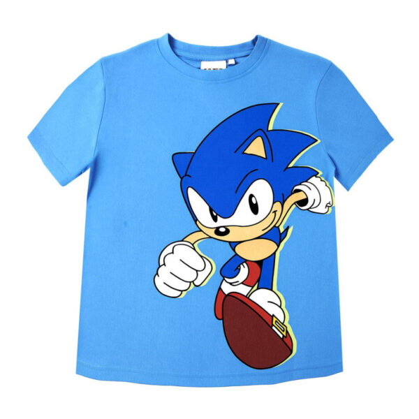 Sonic the Hedgehog T-shirt Barn – Kortärmad i 100% Bomull 128 cm