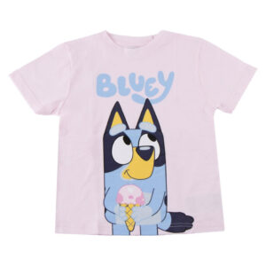 Bluey glass kortärmad t-shirt barn 4 år / 104 cm