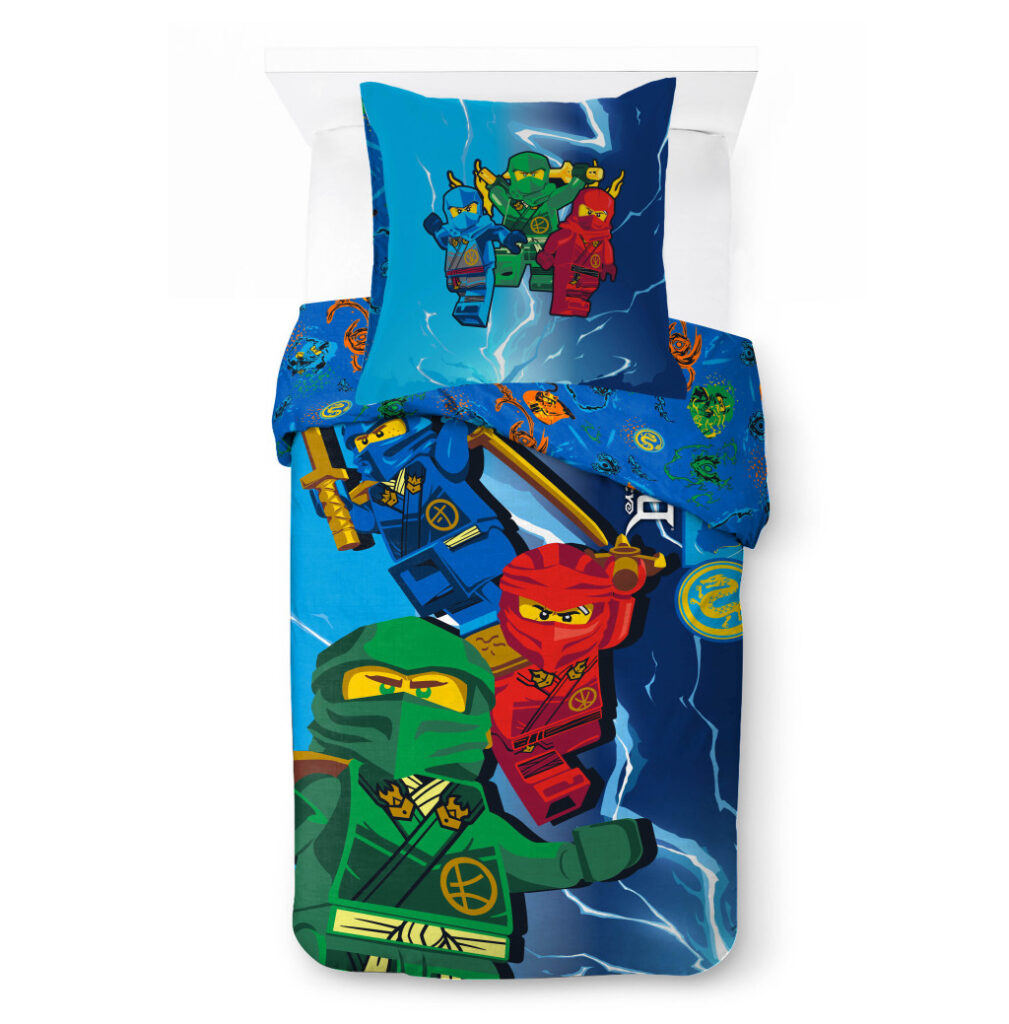 LEGO Ninjago bäddset 100 × 135 cm – 100 % bomull