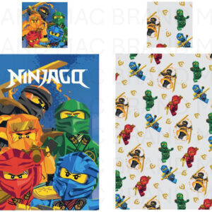 LEGO Ninjago bäddset 100 × 135 cm – 100 % bomull