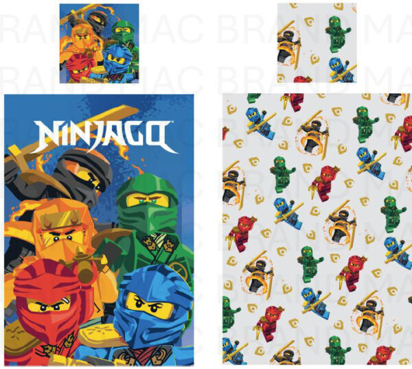 LEGO Ninjago bäddset 100 × 135 cm – 100 % bomull