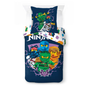 LEGO Ninjago bäddset 100 × 135 cm – 100 % bomull