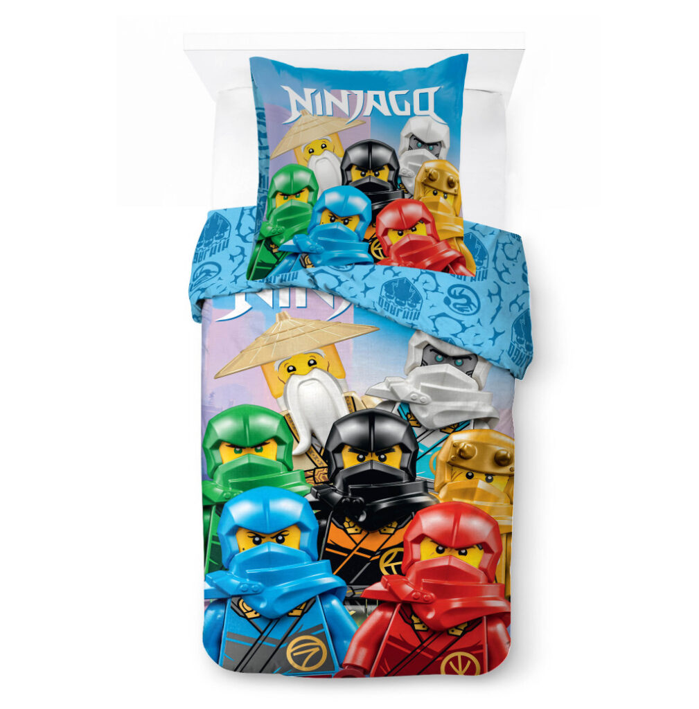 LEGO Ninjago bäddset 100 × 135 cm – 100 % bomull