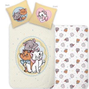 Disney Marie Trio barns påslakan 100×135 cm, 40×60 cm