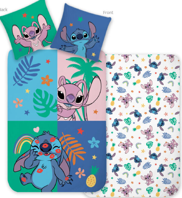 Disney Lilo & Stitch Tropisk Vän Påslakanset för Barnsäng 100 x 135 cm