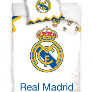 Real Madrid bäddset 140 × 200 cm – 100 % bomull