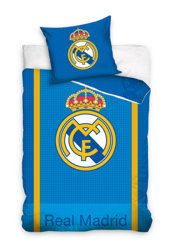Real Madrid bäddset 140 × 200 cm – 100 % bomull