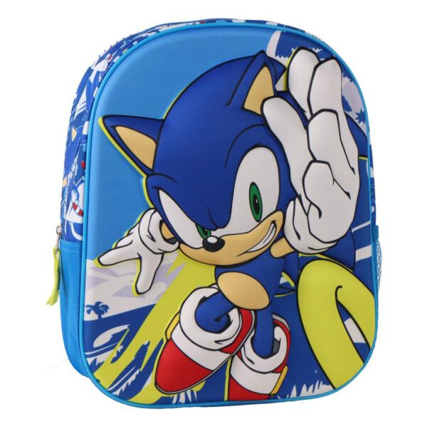 Sonic the Hedgehog Power Run 3D ryggsäck, 30 cm