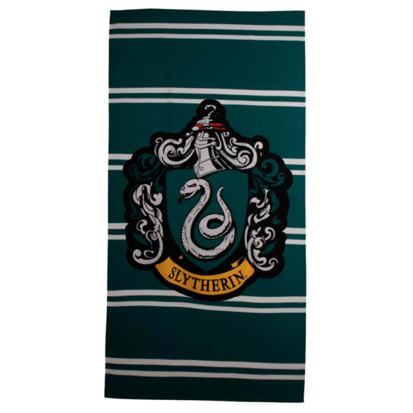 Harry Potter Slytherin badhandduk, strandhandduk 90x180 cm (Snabbtorkande)
