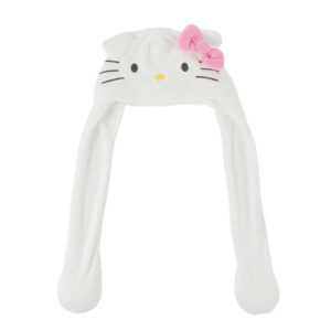 Hello Kitty vit barnmössa med rörliga öron