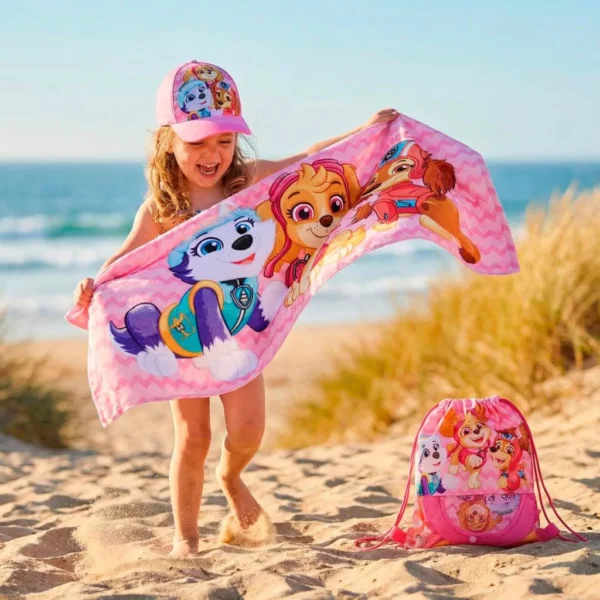 Paw Patrol Presentset – Badhandduk, Gympapåse & Keps - Bild 5