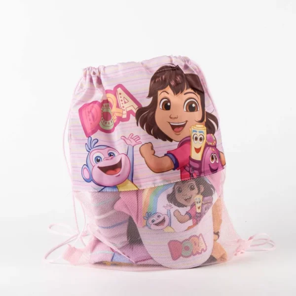 Dora Utforskaren handduk, gympåse och keps set - Bild 2