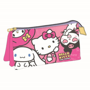 Hello Kitty Kawaii Cuties pennfodral med 3 fack 23 cm