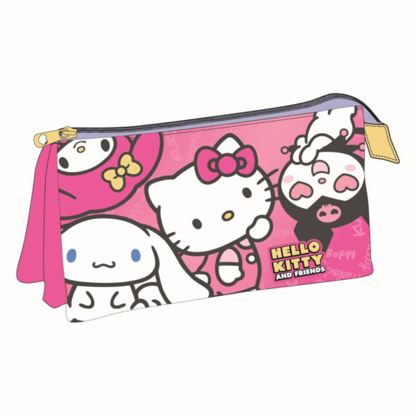Hello Kitty Kawaii Cuties pennfodral med 3 fack 23 cm