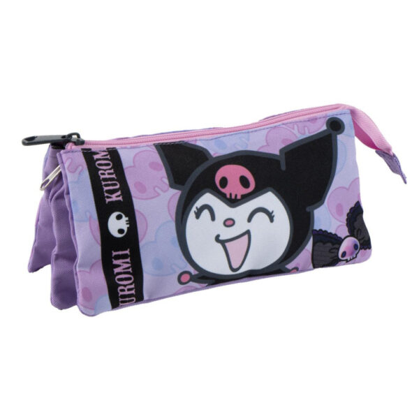 Hello Kitty Kuromi Little Rebel pennfodral med 3 fack 23 cm