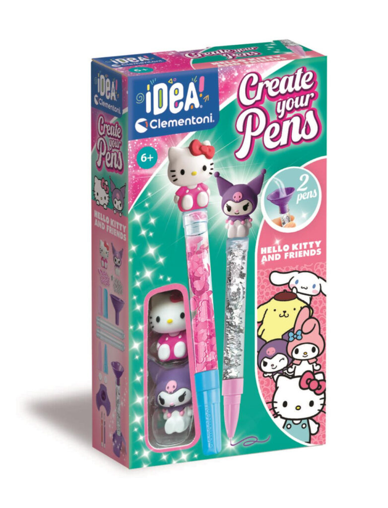 Hello Kitty Lila Kuromi Pennmakarset Clementoni