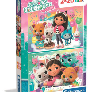 Gabbys Dockskåp Sweet Friends 2x20 bitars pussel Clementoni