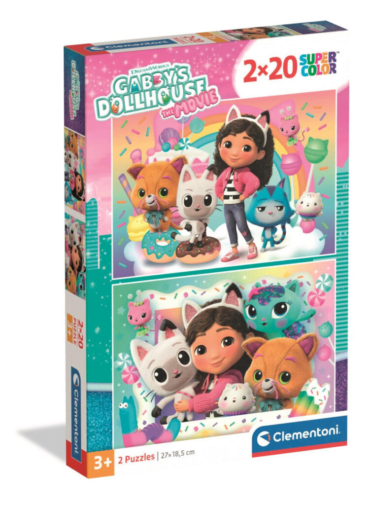 Gabbys Dockskåp Sweet Friends 2x20 bitars pussel Clementoni