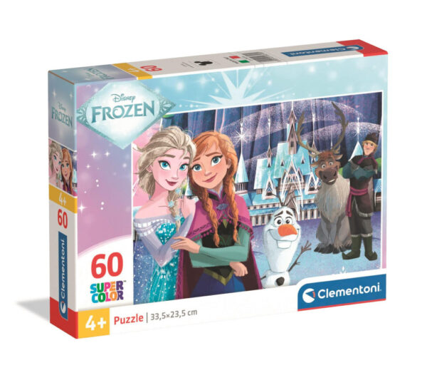 Disney Frost Winter Magic Clementoni 60-bitars pussel 33,5x23,5 cm