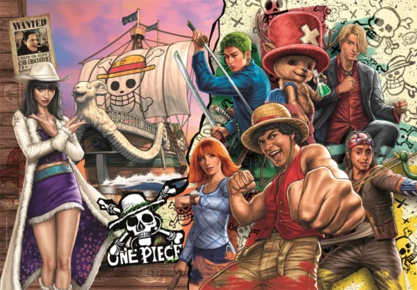 One Piece Treasure Hunt 180-bitars Clementoni pussel 48,5x33,5 cm - Bild 2