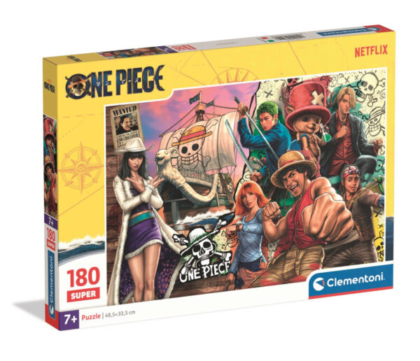 One Piece Treasure Hunt 180-bitars Clementoni pussel 48,5x33,5 cm
