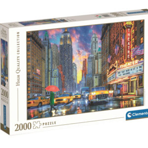 Cities Regniga Manhattan 2000-bitars pussel Clementoni