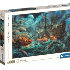 Piratskepp pussel 6000 bitar Clementoni