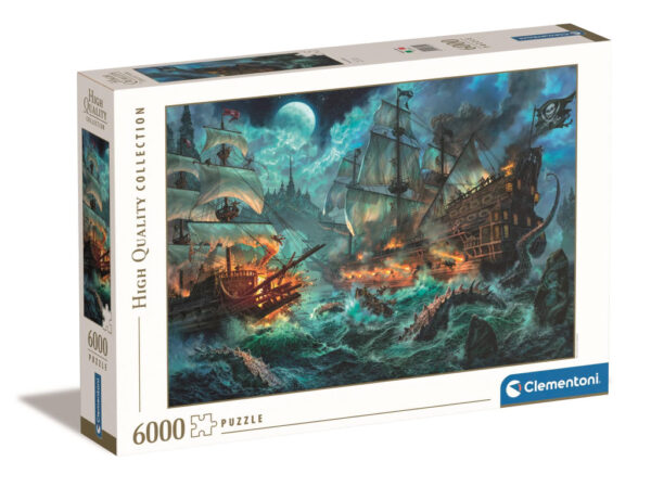 Piratskepp pussel 6000 bitar Clementoni