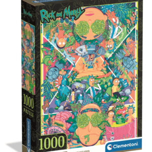 Rick And Morty Cosmic Dimension 1000-bitars kompakt pussel Clementoni