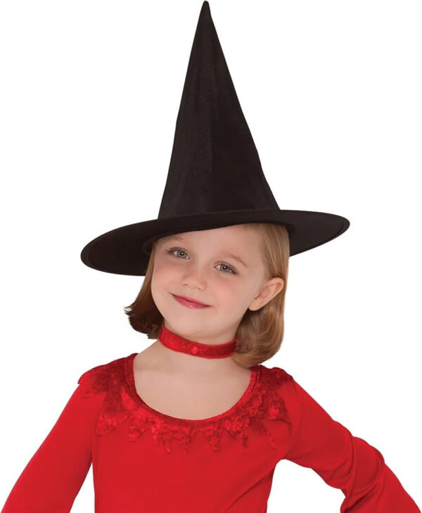 Halloween klassisk svart häxhatt