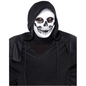 Halloween vit skalle mask
