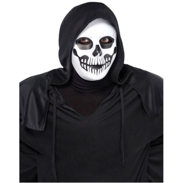 Halloween vit skalle mask