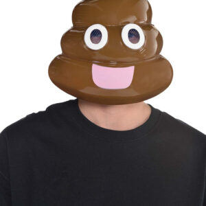 Halloween Poophead Emoji mask