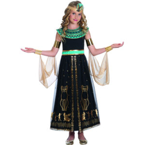 Halloween Glittrande Kleopatra Dräkt 10-12 år