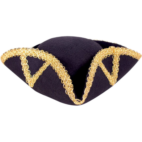 Pirathatt Tricorn, maskeradaccessoar