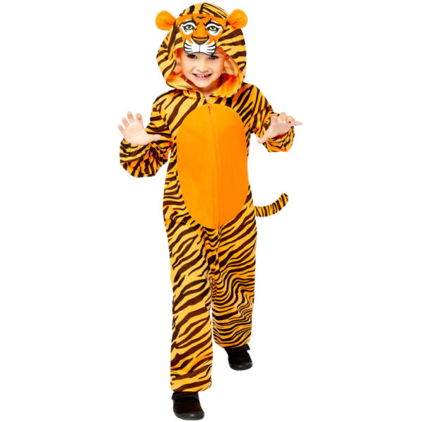 Tigerdräkt orange 10-12 år