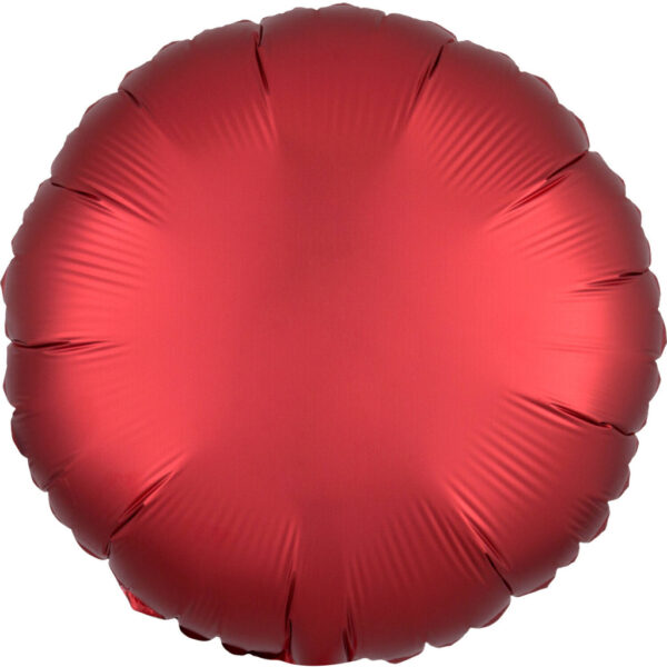 Dark Red kör folieballong 43 cm