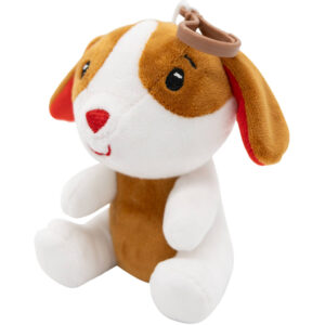 Hund Brown 2 i 1 lek och ballongvikt, 11 cm