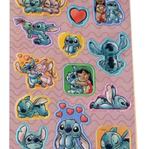 Disney Lilo och Stitch holografiskt klistermärkesset 8 × 17 cm