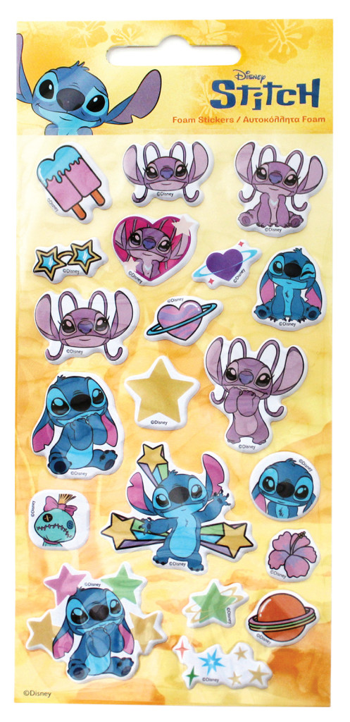 Disney Lilo och Stitch universum skumklistermärkeset 10×21 cm