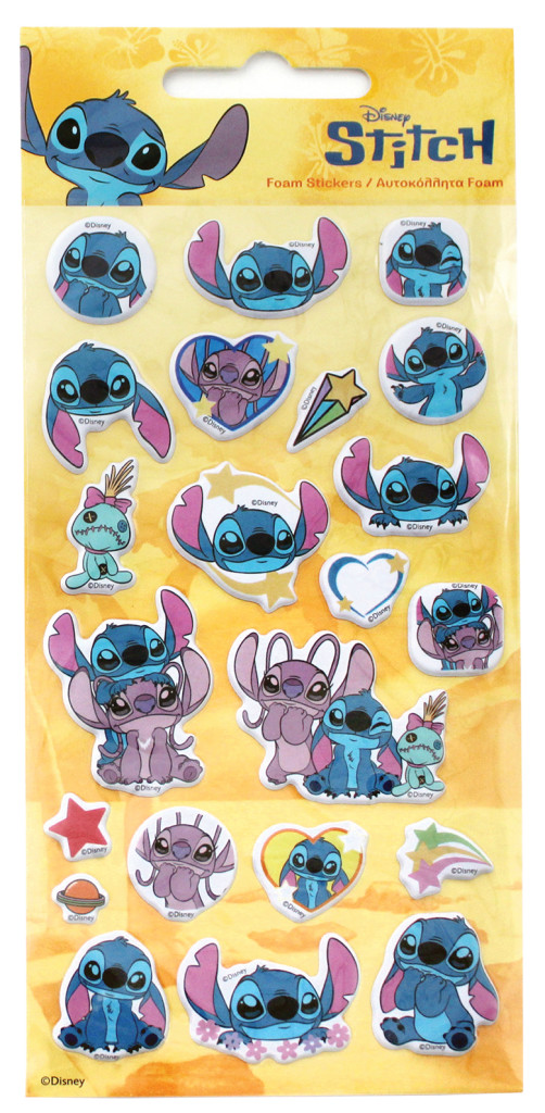 Disney Lilo och Stitch Skumklistermärken 10x21 cm
