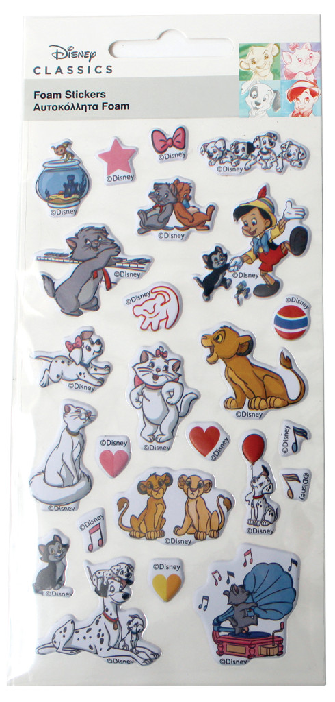 Disney Classics skumklistermärkeset 10x21 cm
