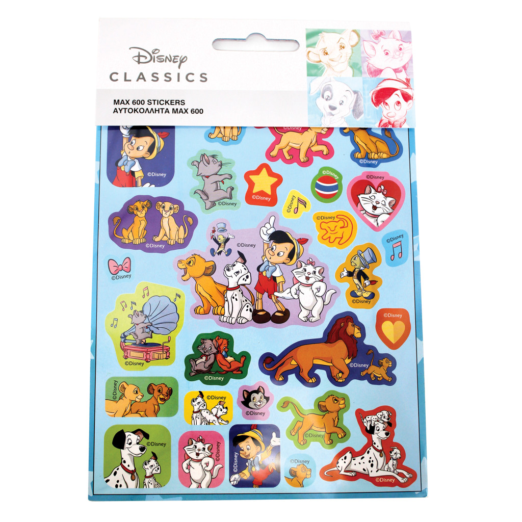 Disney Classics klistermärkesset 600 delar