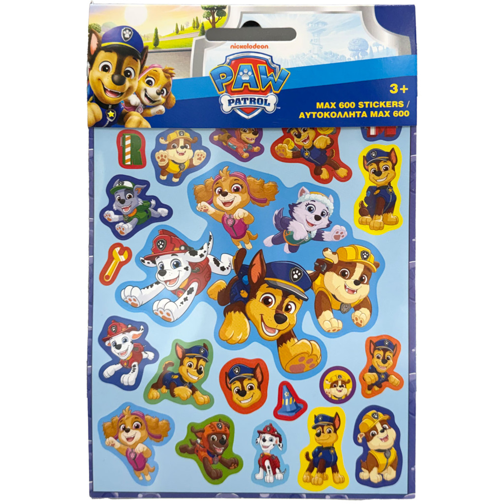 Paw Patrol Klistermärkesset 600 delar 15x22 cm