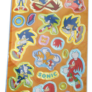 Sonic the Hedgehog Sega holografiskt klistermärkesset