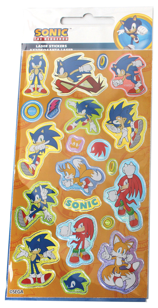 Sonic the Hedgehog Sega holografiskt klistermärkesset