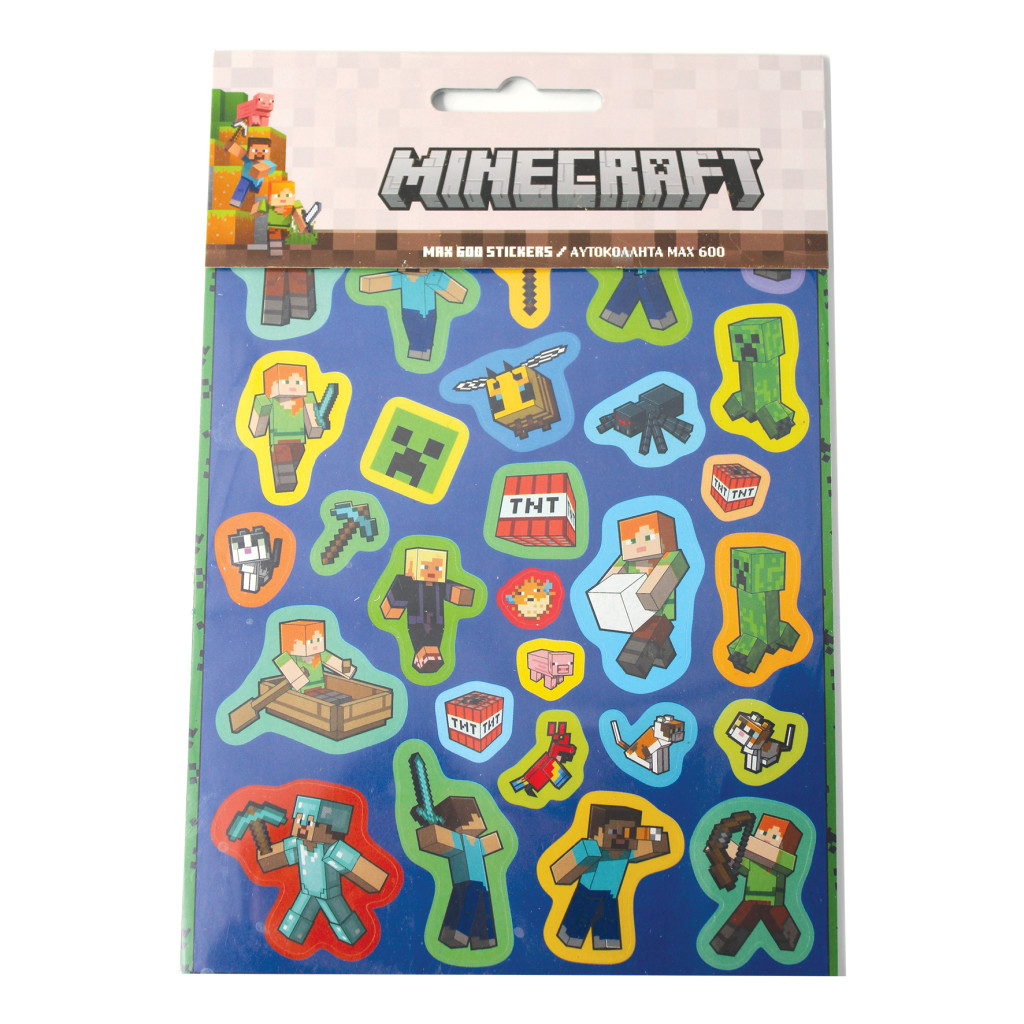 Minecraft Adventures 600-delars klistermärkesset