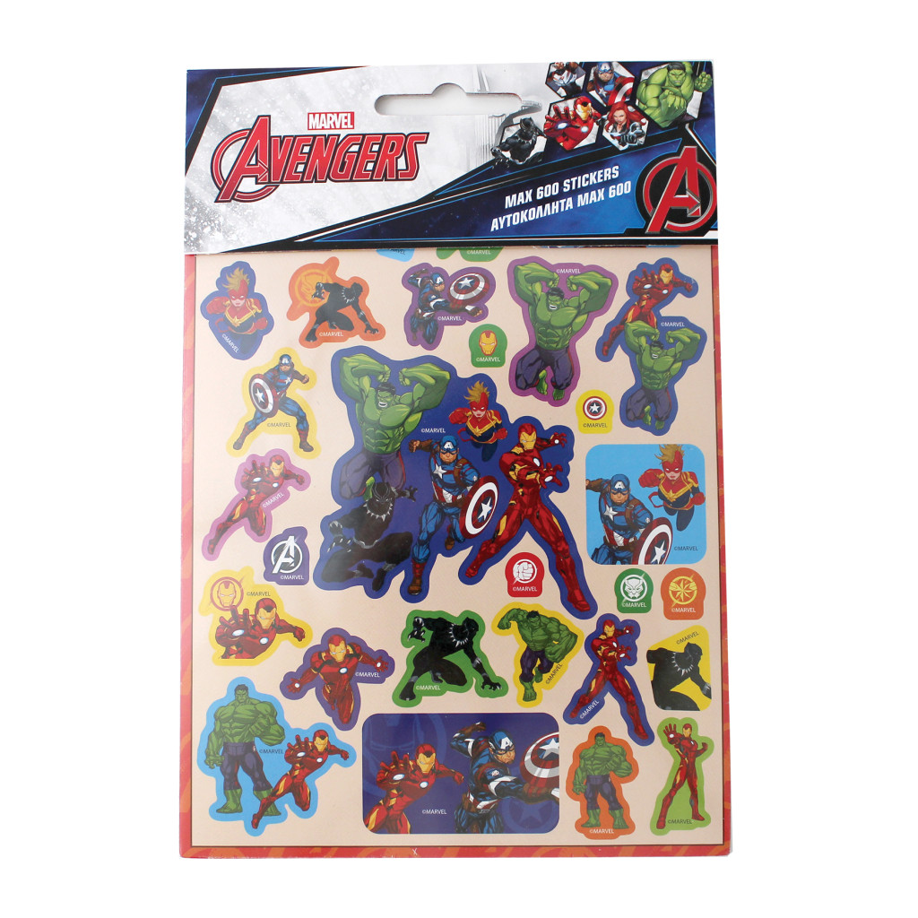 Avengers klistermärkesset 600 delar