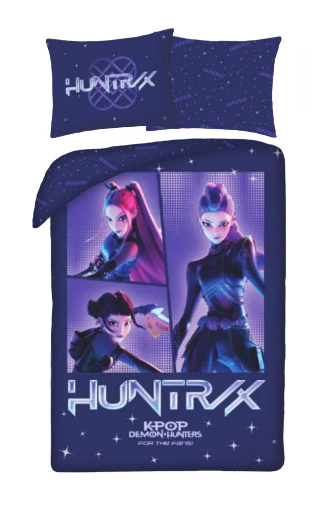 K-pop Demon Hunters Påslakanset 140 x 200 cm – 100 % Bomull